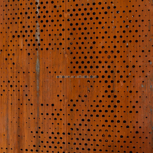 Panel <span class=keywords><strong>de</strong></span> metal perforado decorativo corten cortado con <span class=keywords><strong>l</strong></span>áser <span class=keywords><strong>de</strong></span> alta calidad - Product Image 1