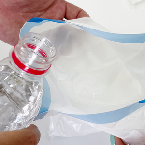 Sacs jetables faits sur commande portatifs d'émèse sacs bleus de nausée de voiture sacs de vomi pour le voyage de mouvement - Product Image 3