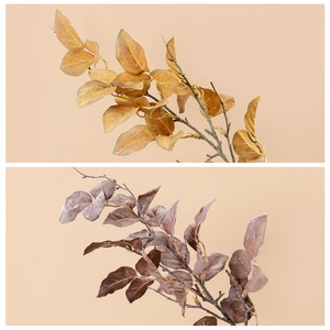 INS Wind Dry <span class=keywords><strong>Rose</strong></span> Leaf Simulación Flor falsa transparente para la decoración del hogar Boda PARA EL Día de San Valentín Fábrica al por mayor - Product Image 4