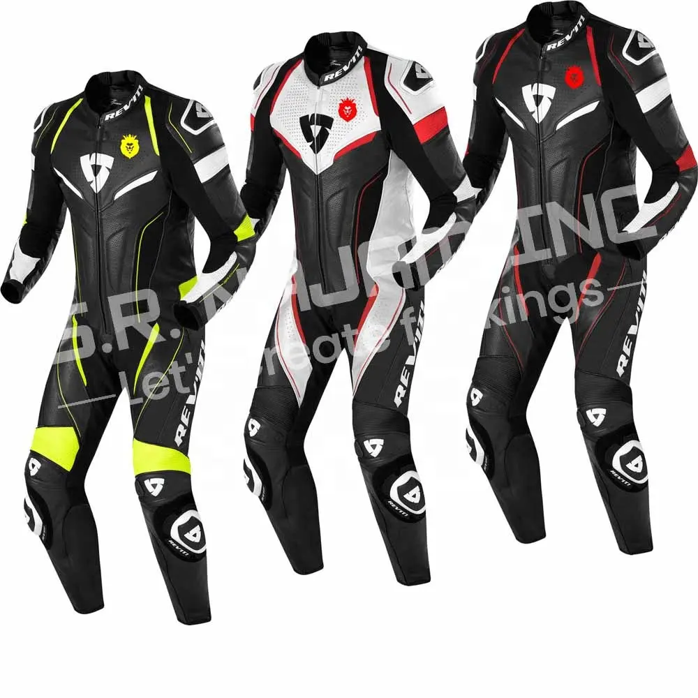 motorbike custom leather suit CE approved cowhide leather motorcycle leather suit