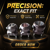 Adaptateur d'entretoise de roue à bride usiné CNC en métal pour l'adaptation des roues de véhicule