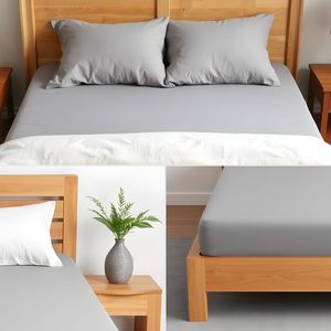 10% draps de lit conducteurs en fibre d'argent à la terre Eucalyptus lyocell couvre-<span class=keywords><strong>matelas</strong></span> de literie à la terre - Product Image 2