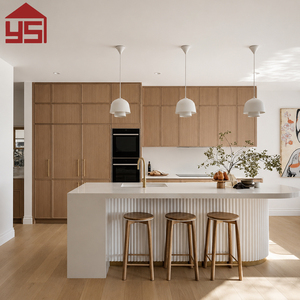 Mobili da <span class=keywords><strong>Cucina</strong></span> Laccati di Lusso Moderni con Isola, Soluzione di Personalizzazione Completa per Tutta <span class=keywords><strong>la</strong></span> Casa Foshan Yingsheng, <span class=keywords><strong>Cucina</strong></span> Modulare - Product Image 1