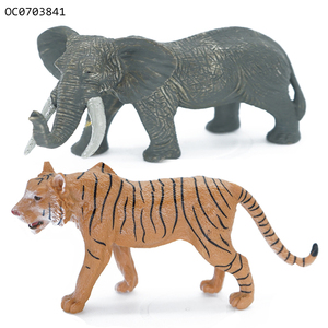 Animales salvajes de plástico, juguetes con mapas - Product Image 3