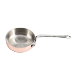 Mini cacerola colgante con asa para leche caliente y mantequilla, sartén de acero inoxidable triple - Product Image 2