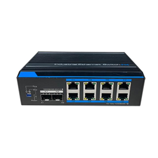 UTP7208GE-POE Full Gigabit 10/100/1000 Base-T Ethernet Electrical Port and 2 1000Base-X Optical Ports Industrial Ethernet Switch