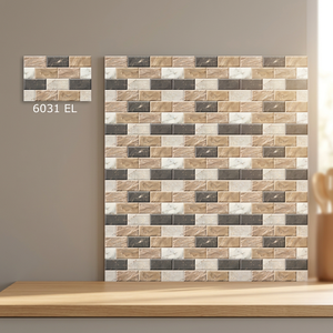 Azulejos de pared con diseño elevado brillante de la marca de lujo Vistaar, de 10x15 pulgadas (25x37.5 cm, 250x375 mm), cerámicos, digitales, esmaltados y con efecto 3D. - Product Image 2