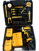 Ensemble de perceuse électrique sans fil - Boîte à outils pour usage industriel avec tournevis électrique, personnalisable OEM