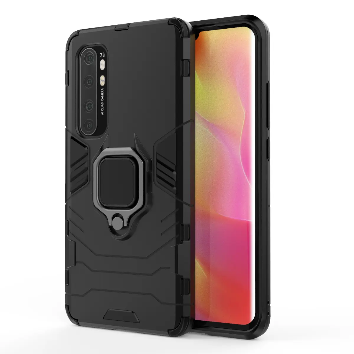 TPU PC Comfortable Feel 360 Degree Full Protective 2 In One Phone Case Cover For Xiaomi Mi Note 10 Lite