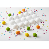Moule en silicone à 15 cavités pour mousse au citron, chocolat, sandwich, savon et bougie - DIY