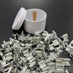 Base de mèche à profil bas, facile à utiliser, Base métallique pour la fabrication de bougies - Product Image 5