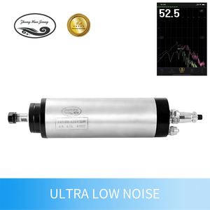Moteur de broche CNC refroidi par eau silencieux Zhong Hua Jiang ER11 65mm 4 roulements 0.8KW 110V/220V pour machine de gravure CNC - Product Image 3