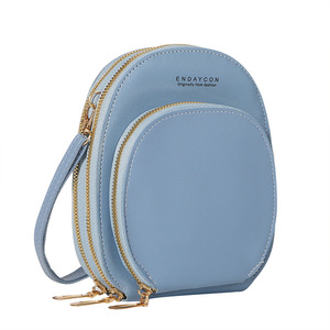 Hot Sell Wholesale Pu Multi-function Mini Leather Women's <strong>Mobile</strong> Phone <strong>Bags</strong> - Product Image 1