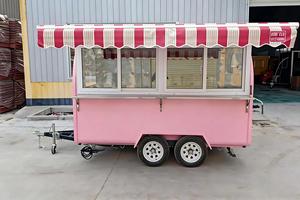 Cuisine mobile, camion de vente de snacks, remorque de restauration de rue, camion de hot-dogs et <span class=keywords><strong>burgers</strong></span>, kiosque à café, bar à glaces, bar à bière en acier inoxydable - Product Image 2