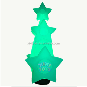 Xixi đồ chơi <span class=keywords><strong>Inflatable</strong></span> dẫn nón sao cho bên sự kiện lễ hội ngày lễ quảng cáo inflatables bao gồm ngà trụ cột LED ánh sáng - Product Image 1