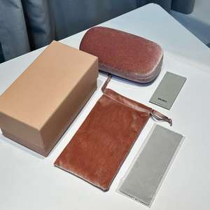 نظارات شمسية فاخرة من ماركة ميو، نظارات شمسية نسائية أنيقة، حماية من الأشعة فوق البنفسجية UV400، إطار معدني، تصميم كلاسيكي، نظارات شمسية للجنسين - Product Image 6