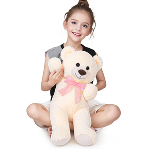 <span class=keywords><strong>Orsetto</strong></span> di <span class=keywords><strong>Peluche</strong></span> Super Morbido per Bambini Idea Regalo Antistress Centrotavola con Imbottitura in Cotone PP e Fodera in Rete - Product Image 3