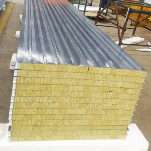 Rock Wool <strong>Roof</strong> Continuous Estructural Tile <strong>Roof</strong> <strong>Sandwich</strong> <strong>Panel</strong> Trade Waterproofing <strong>Roof</strong> <strong>Sandwich</strong> <strong>Panels</strong> - Product Image 3