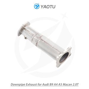 Tubería de Escape de Alto Flujo con Aislamiento Térmico YT para Audi A4 A5 B9 2.0T, Acero Inoxidable, Mejora de Potencia - Product Image 4