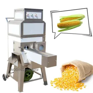 Tốc độ quay cao ngô hạt nhân Peeler husker (lột ngô ngọt) Công suất 4-6 tấn mỗi Ngô Remover máy