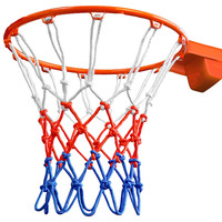 Le remplacement de filet de basket-ball en polypropylène robuste de 5mm convient aux filets de balle de jantes intérieures ou extérieures à 12 boucles