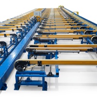 Mesa de Extrusión de Aluminio de 4 Etapas YZ-CB-700T de 26m con Enfriamiento