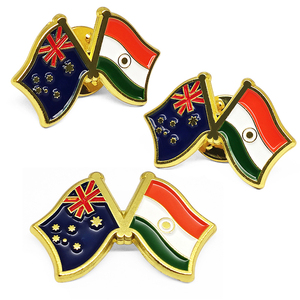 Broche en métal émaillée dure ou souple avec drapeau de pays (Russie, Allemagne, Pays-Bas, Italie, Suisse, Autriche, Pologne, Portugal, France) - Product Image 5