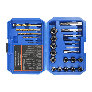 Kit de 26 pièces pour retirer les vis et boulons, comprenant un extracteur de vis cassées et un outil de démontage de vis à tête cylindrique - Product Image 3