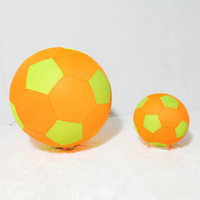 Ballon jouet de football gonflable en Pvc, 1 pièce, pas de bruit, en maille, bon marché