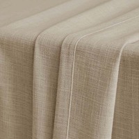 Rideaux de fenêtre personnalisés Wabi Sabi modernes en polyester/lin, isolés, imperméables et anti-bruit