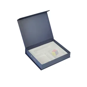 Магнитные подарочные коробки ручной работы с индивидуальным принтом, золотой поставщик, жесткая картонная упаковка, с вставкой из пенопласта eva