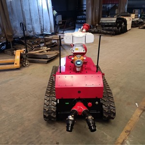 Firefighting Robot With Remote Control And Smoke Extraction For Class A And B <b>Fires</b> - Product Image 1