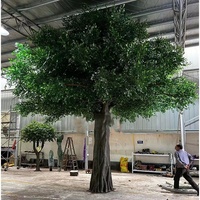 Usine directe de haute qualité personnalisé Arbre Artificiel Arbol faux vert grand arbre banian 4m 6m haut arbre artificiel