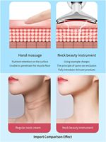 Appareil de lifting facial micro-courant portable pour le visage et le cou, avec lumière rouge chauffante, pour le lifting du visage et du cou - Vente en gros