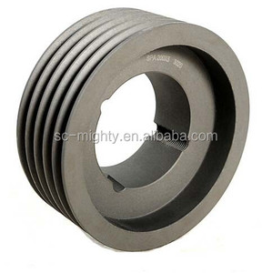 Poulie à courroie trapézoïdale en fonte grise de haute précision, personnalisable OEM pour les industries de la construction et de l'agriculture, durable, alésage 10 mm, diamètre 100 mm - Product Image 3