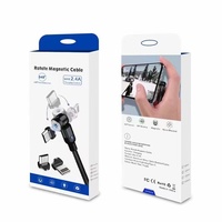 Câble de chargement magnétique 3 en 1 USB type C Micro câble de chargement magnétique pour iPhone 15 14 13 12 pro max pour lOS android Samsung