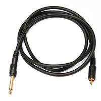 Personnalisé 6.35MM Mono TS Mâle à Mâle Stéréo Audio Jack TS Câble Jack vers RCA Câble