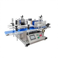 Machine d'étiquetage ronde de bureau pour l'application automatique d'autocollants sur les bouteilles d'eau minérale