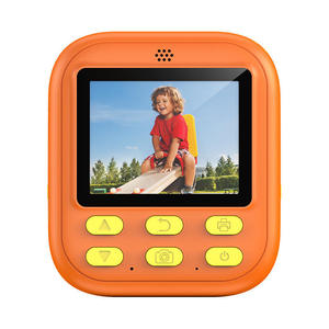 Hot Factory Kids Instant Print <b>Camera</b> 1080P 180 Degree Wide Angle <b>Thermal</b> Printer Student Gift Multi-functional ABS Silicone - Product Image 5