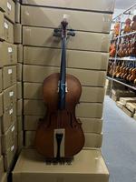 Cheap White Black Color Gloss Student Beginner Basswood Plywood Cello 4/4 Wholesale