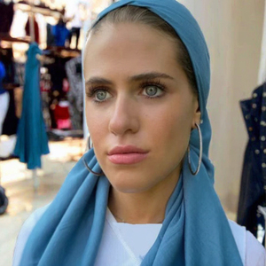 Phụ Nữ Tùy Chỉnh Mùa Xuân Mùa Hè Truyền Thống Khăn Choàng Có Thể Điều Chỉnh Polyester Khăn Quàng Đầu Nhung Grip Pre-Gắn Kích Thước Vuông Thời Trang - Product Image 2