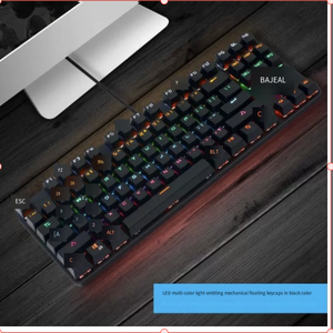 Teclado Mecánico K100 con Interruptores Azules, 26 Teclas Anti-Ghosting, 87 Teclas de Doble Tono, Elegante Teclado Mecánico para Juegos - Product Image 6