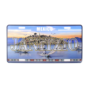 Mini aimant de plaque d'immatriculation <span class=keywords><strong>Souvenir</strong></span> Aimant de réfrigérateur 3D New york Souvenirs personnalisés - Product Image 4
