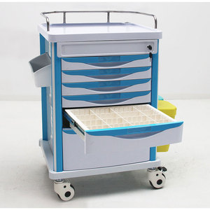 HMT-62512B6 Het Afleveren Van Medicijnen In Het Ziekenhuis Abs Medische Noodbehandeling Medicijnkar - Product Image 3