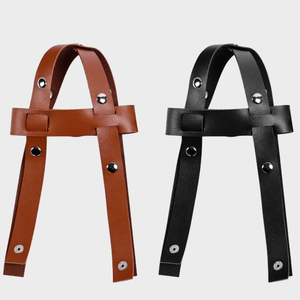 Portabottiglie per <span class=keywords><strong>bici</strong></span> e trasportino per picnic, in pelle Vintage <span class=keywords><strong>porta</strong></span> bevande per <span class=keywords><strong>moto</strong></span> <span class=keywords><strong>bici</strong></span> passeggino Scooter Golf Cart - Product Image 5