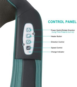 Masajeador Shiatsu Becozy con Calor para Cuello y Hombros, Inalámbrico, con Bolsa de Cuero, Cinturón de Masaje para Aliviar el Dolor de Espalda, Manos y Cintura - Product Image 2