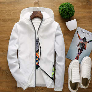 <strong>S</strong>-7XL Custom Logo Wind Breaker Waterproof Sports <strong>Jacket</strong> for <strong>Men</strong> and Women <strong>Plus</strong> <strong>Size</strong> Zipper Closure Breathable for Summer - Product Image 5
