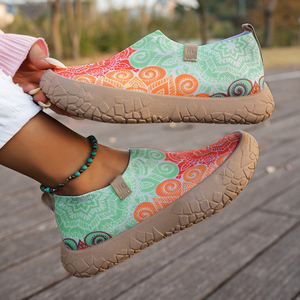 Zapatos Casuales Planos para Mujer, Nuevos Estilos, Zapatillas Deportivas <span class=keywords><strong>con</strong></span> Estampado <span class=keywords><strong>de</strong></span> Diseñador, Verano, Suaves, Transpirables, Ligeras, Punta Ancha, para Exteriores - Product Image 5