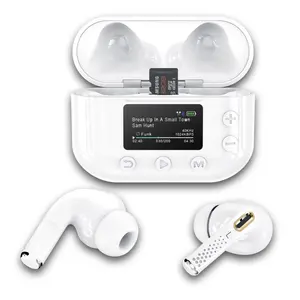 A-175 Portátil 2 in1 Música MP3 Player Ture Estéreo Sem Fio Earbuds com slot para cartão TF