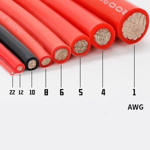 2 3 4 6 8 10 12 14 AWGカスタムソリッドシリコンケーブル電気ワイヤーエクステンションコード電源コードPVCベアー - Product Image 2
